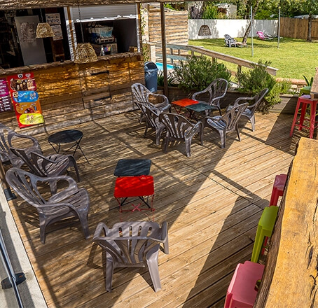 Le restaurant snack/bar du camping près d’Albi, le Chêne Vert