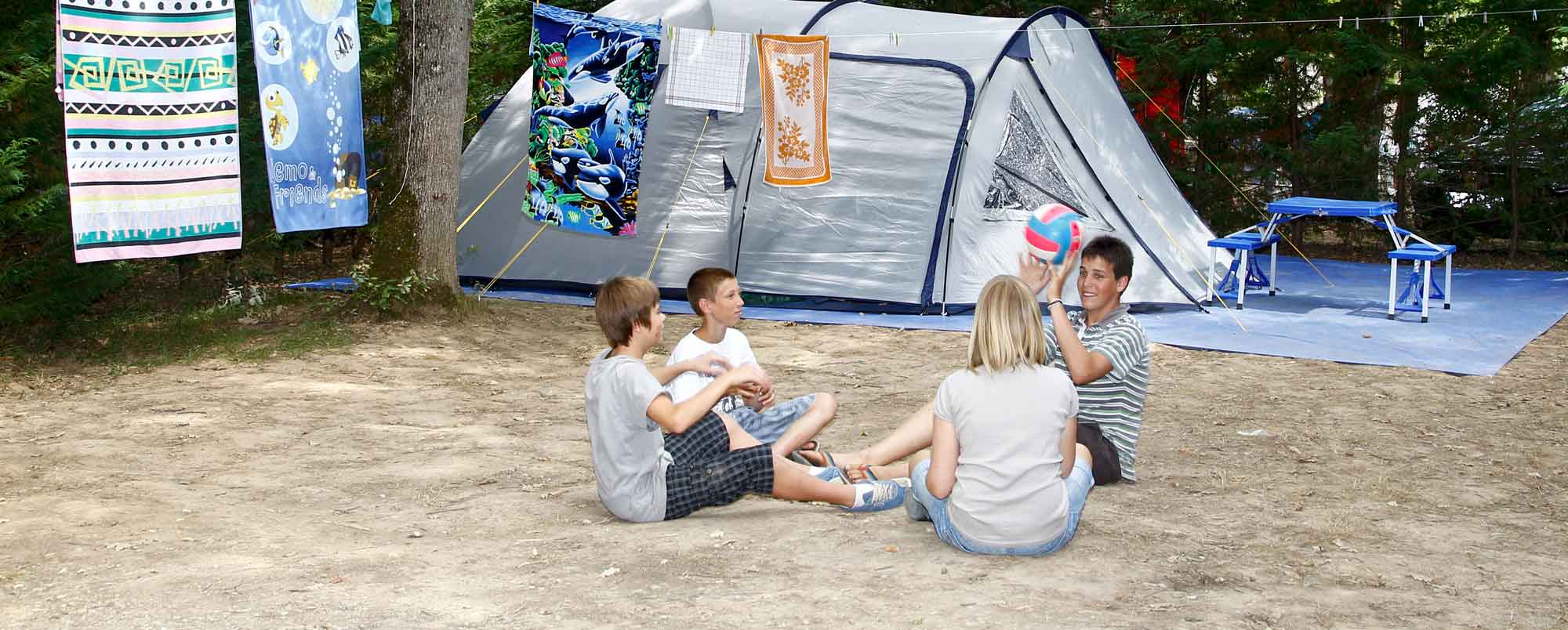 emplacement du camping